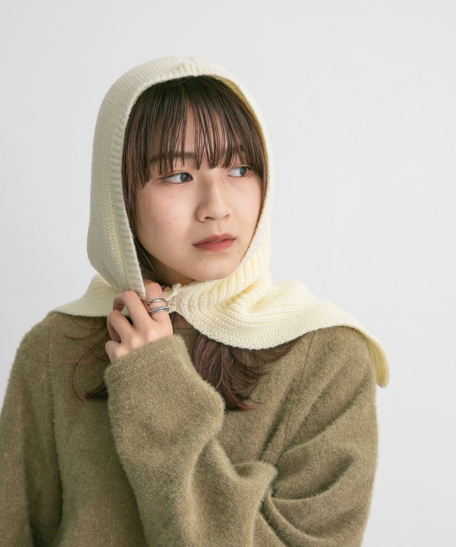  「ビッグニットバラクラバ」|ニット帽|