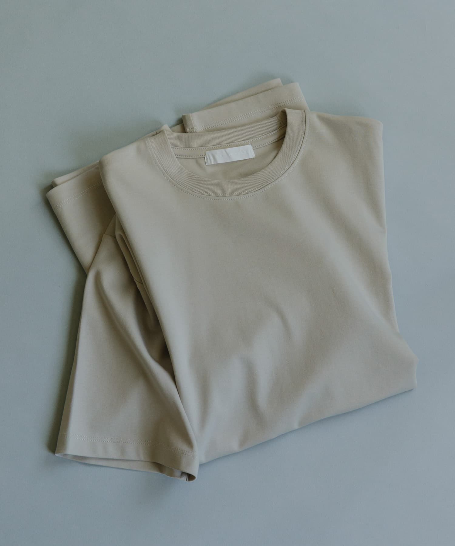 SENSE OF PLACE by URBAN RESEARCH「コットンスムースショートスリーブ Tシャツ」|Tシャツ・カットソー|ライトベージュ