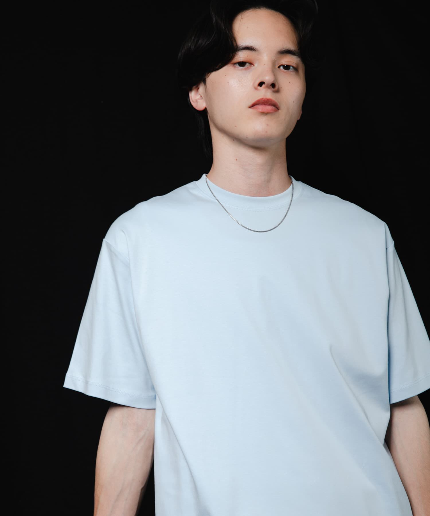 SENSE OF PLACE by URBAN RESEARCH「コットンスムースショートスリーブ Tシャツ」|Tシャツ・カットソー|ライトブルー