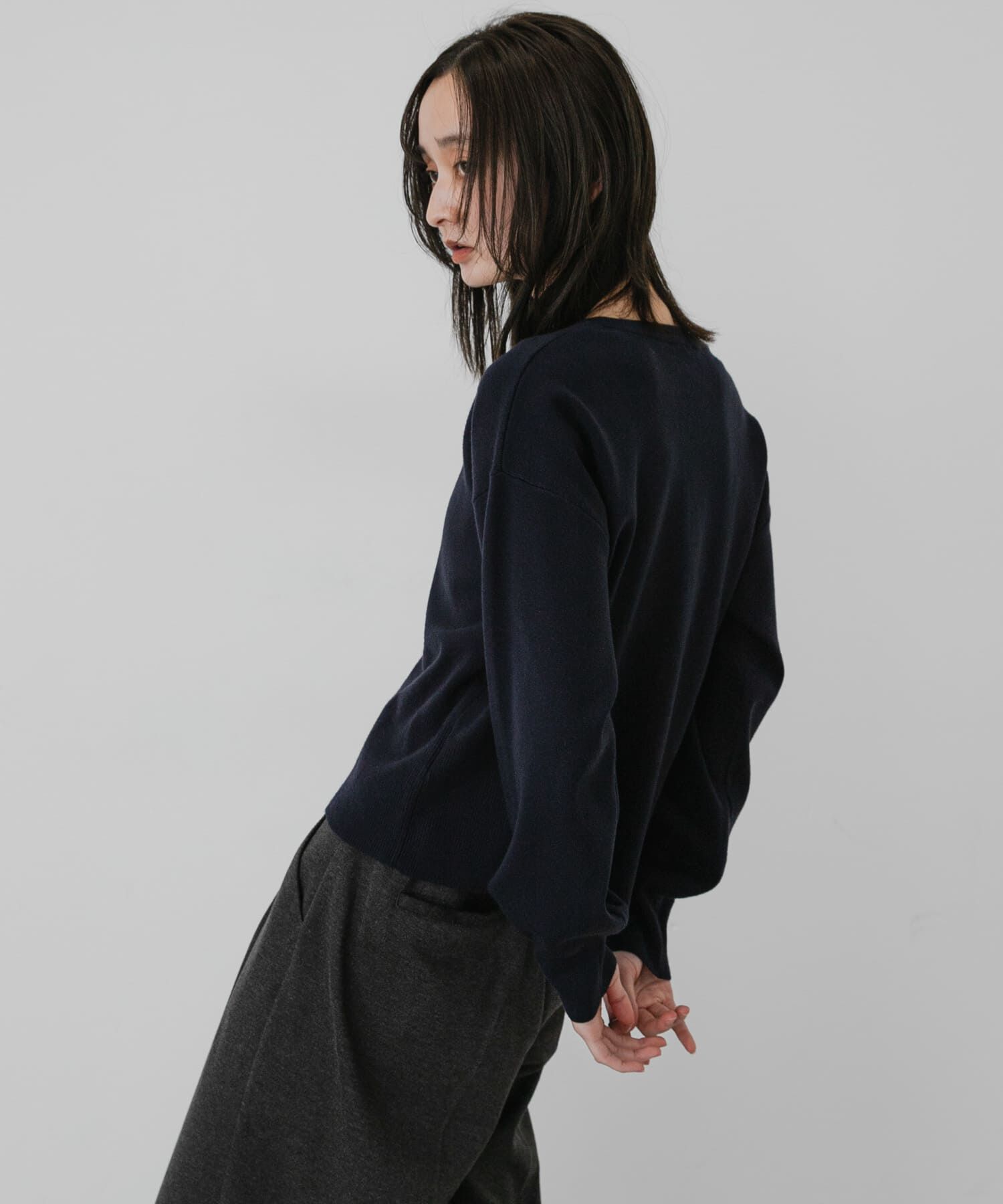 SENSE OF PLACE by URBAN RESEARCH「『洗濯可』抗ピルキーネックカーディガン」|カーディガン|