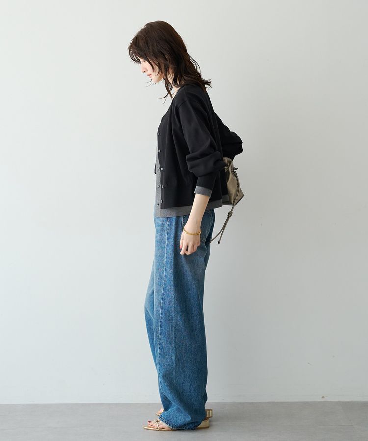 YECCA VECCA「2wayレイヤードクルーネックカーディガン」|カーディガン|