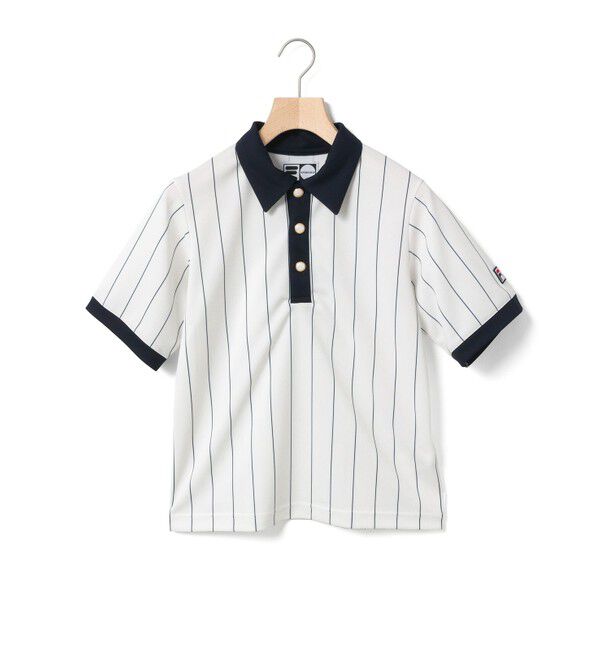 MARMARMAR「MARMARMAR FILA ストライプポロ」|シャツ・ブラウス|