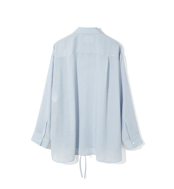 MIDIUMISOLID「MIDIUMISOLID for Ladies ドローストリングシャツ」|シャツ・ブラウス|