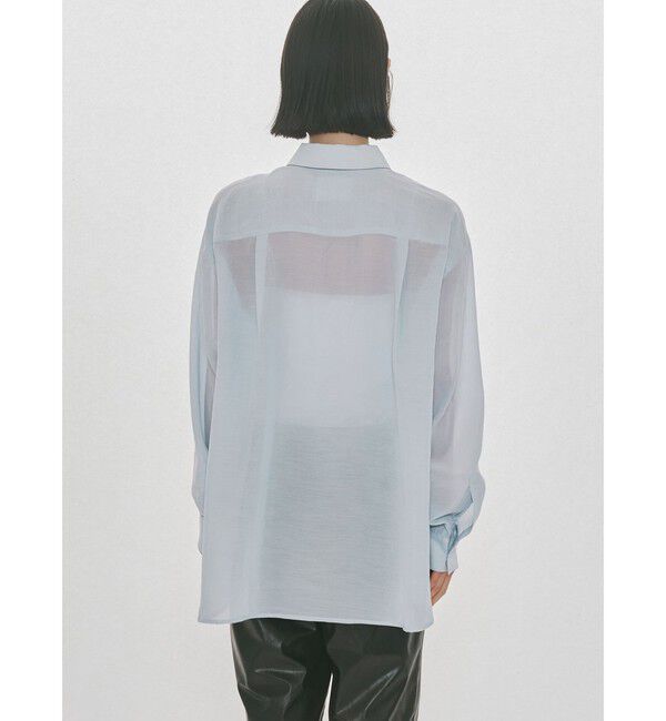 MIDIUMISOLID「MIDIUMISOLID for Ladies ドローストリングシャツ」|シャツ・ブラウス|