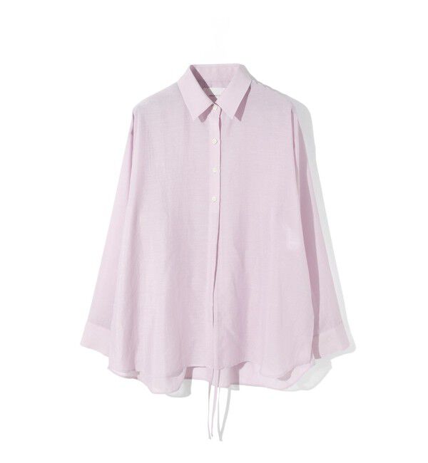 MIDIUMISOLID「MIDIUMISOLID for Ladies ドローストリングシャツ」|シャツ・ブラウス|