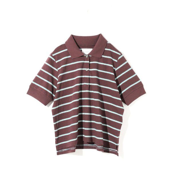 MIDIUMISOLID「MIDIUMISOLID for Ladies マルチボーダーポロシャツ」|Tシャツ・カットソー|