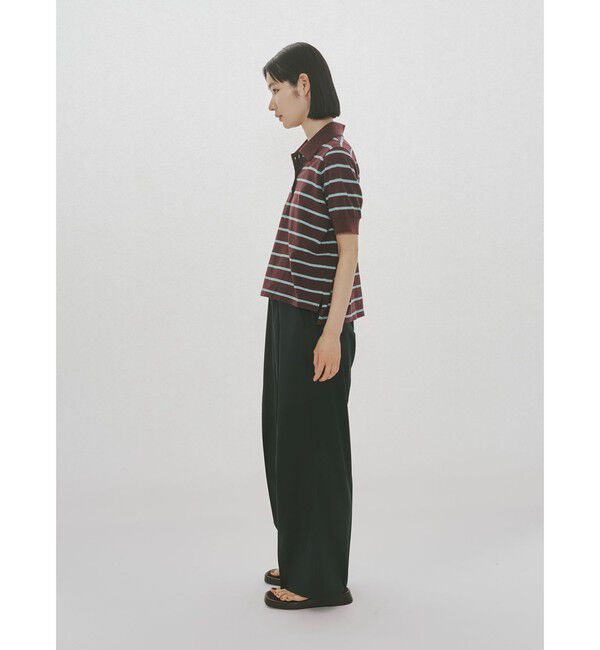 MIDIUMISOLID「MIDIUMISOLID for Ladies マルチボーダーポロシャツ」|Tシャツ・カットソー|