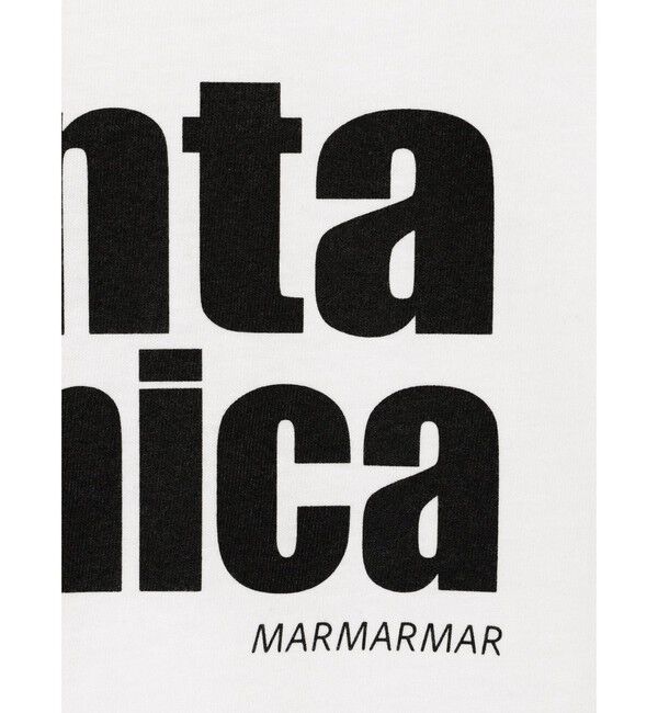 MARMARMAR「MARMARMAR プリントT (santa monica)」|Tシャツ・カットソー|