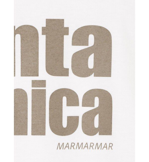 MARMARMAR「MARMARMAR プリントT (santa monica)」|Tシャツ・カットソー|