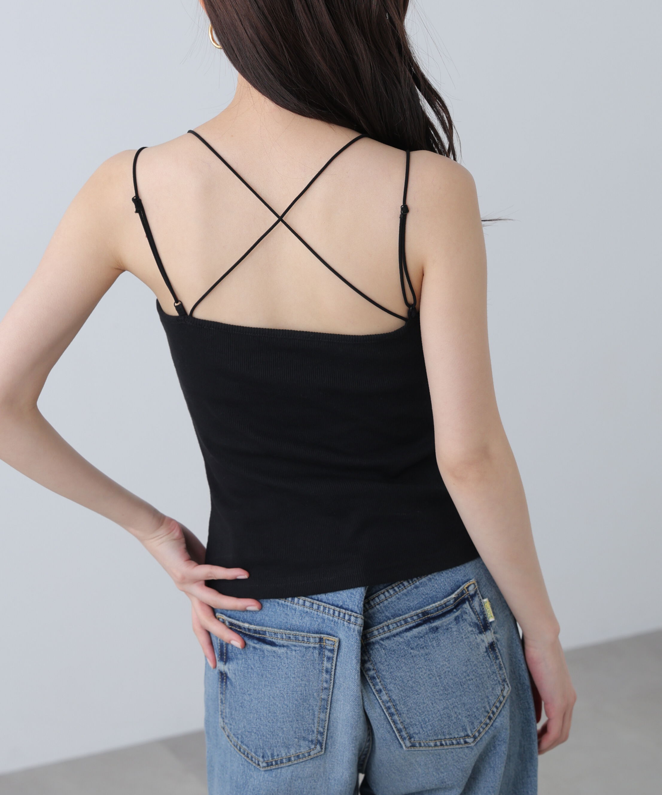  「カップ付きキャミソール」|Tシャツ・カットソー|