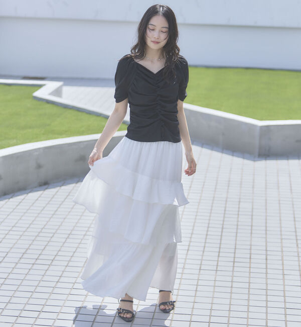 archives「【ＯＮかわ】ギャザーカットＴＯＰＳ」|Tシャツ・カットソー|
