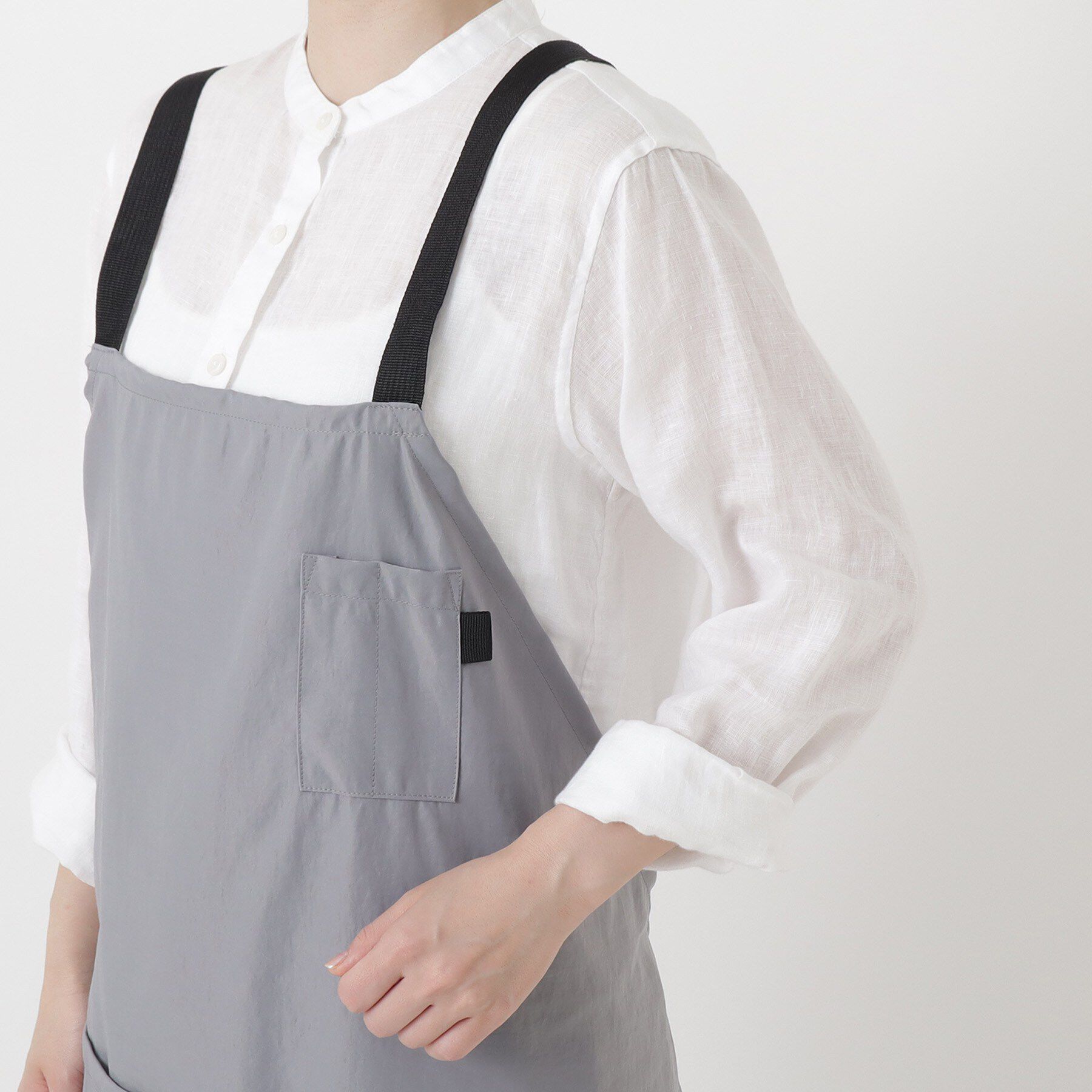 212 KITCHEN STORE「無地撥水エプロン GY ＜212Kオリジナル＞」|食器・キッチングッズ|