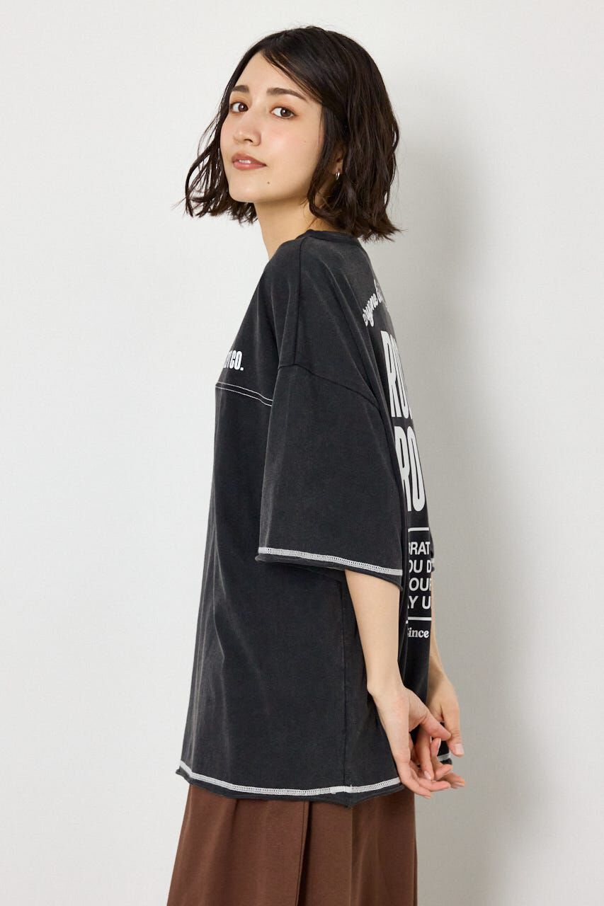 RODEO CROWNS「ヴィンテージライクステッチ5分袖Tシャツ」|Tシャツ・カットソー|