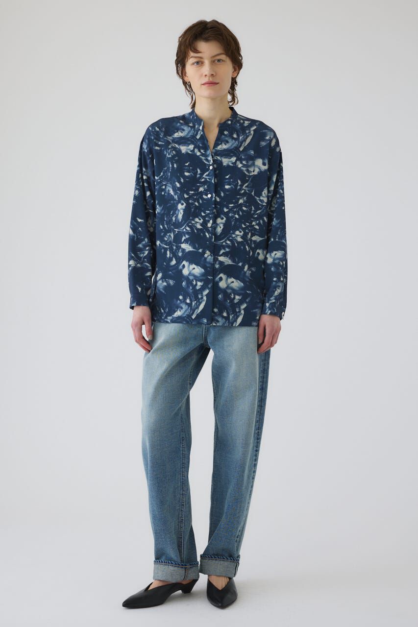 RIM.ARK 「Air turbulence painting blouse」|シャツ・ブラウス|NVY