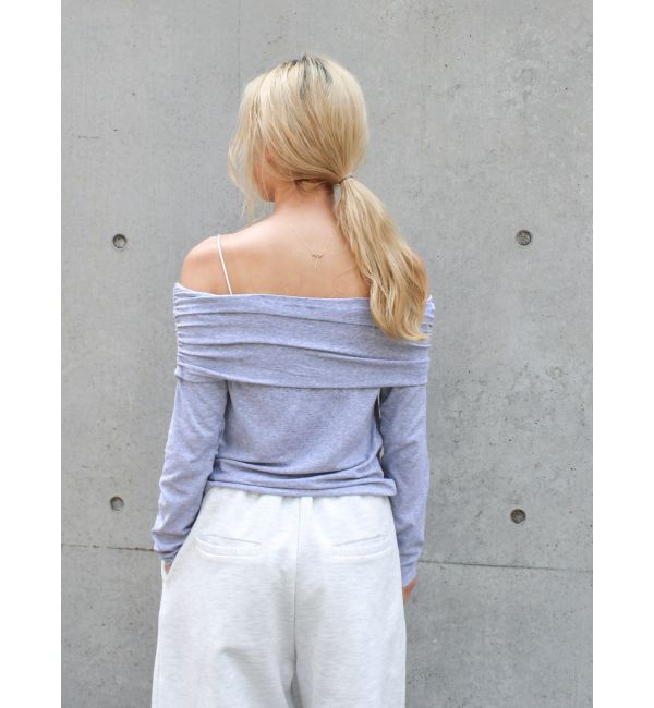 Ungrid「オフショルロングスリーブTee」|Tシャツ・カットソー|