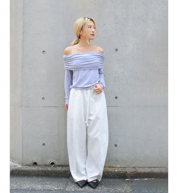 Ungrid「オフショルロングスリーブTee」|Tシャツ・カットソー|