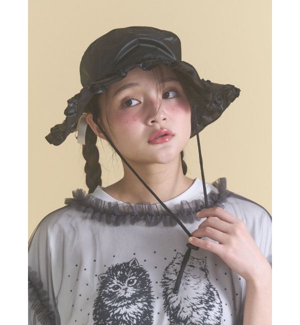 merry jenny「frill nylon hat」|ハット|
