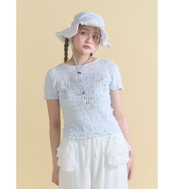 merry jenny「frill nylon hat」|ハット|