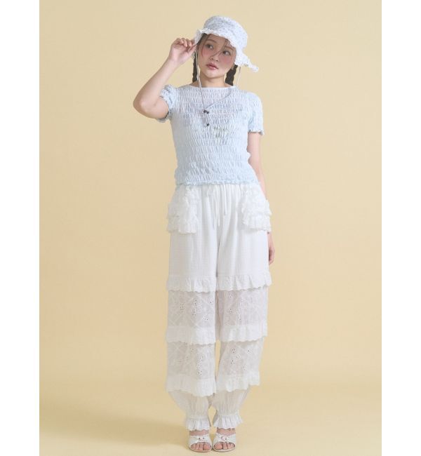 merry jenny「frill nylon hat」|ハット|