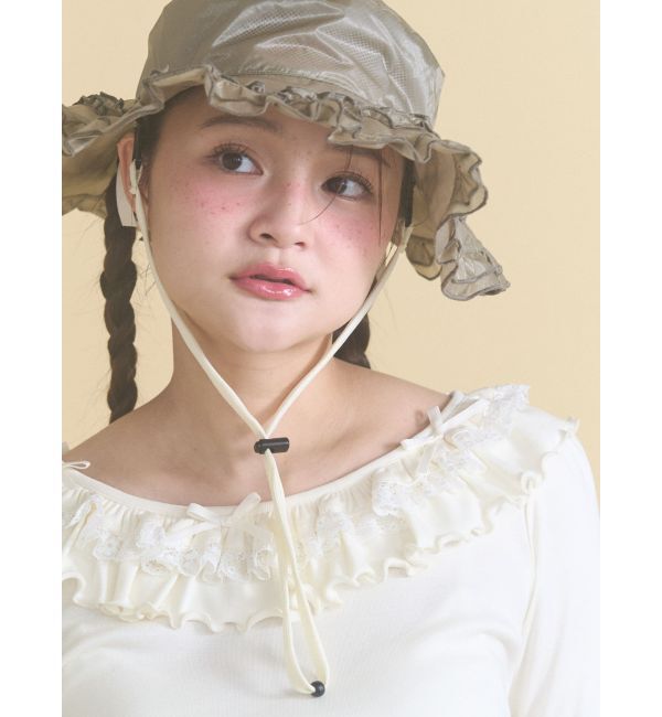 merry jenny「frill nylon hat」|ハット|