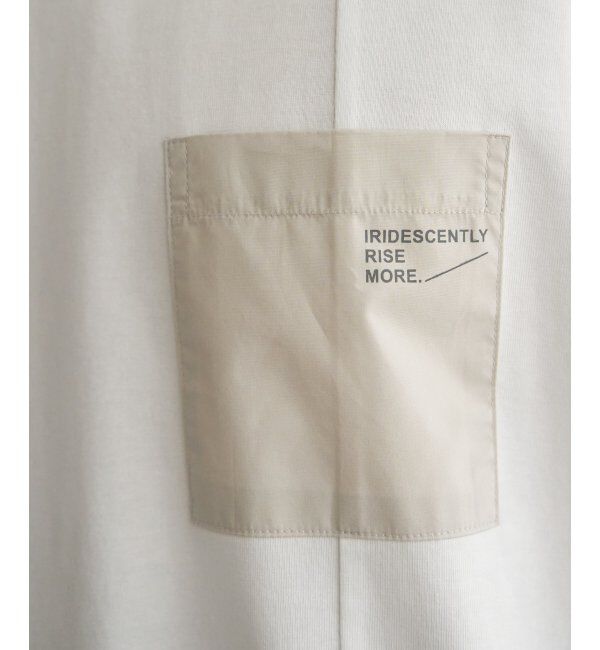 ikka「【接触冷感】DRY布帛コンビポケットTシャツ」|Tシャツ・カットソー|