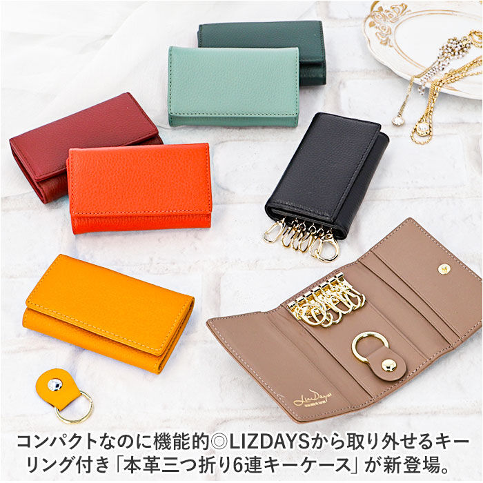 BACKYARD FAMILY「LIZDAYS リズデイズ キーケース lz-613 通販 鍵ケース レディース メンズ 革」|その他|