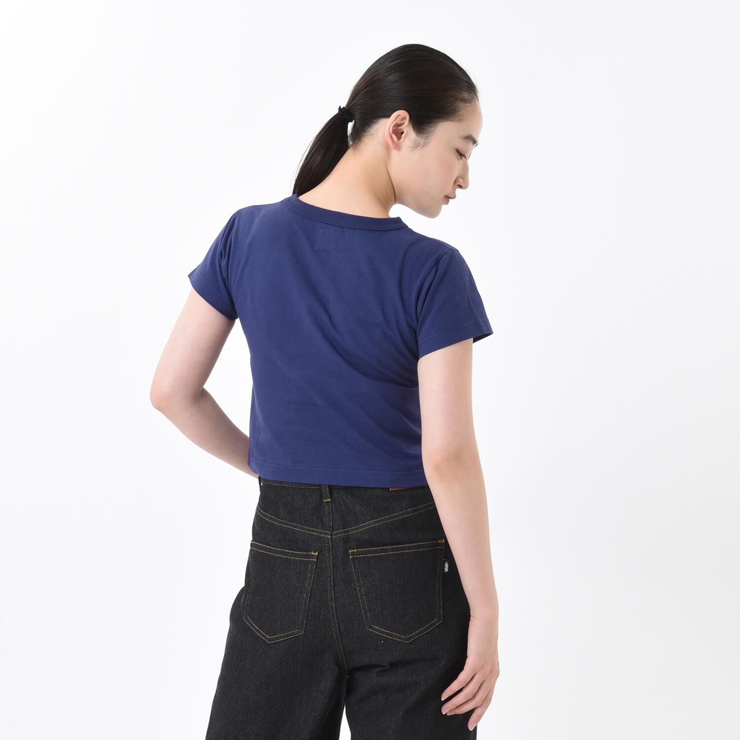 VANS「【VANSｱﾊﾟﾚﾙ(WJ)】W cropped T-shirt」|Tシャツ・カットソー|