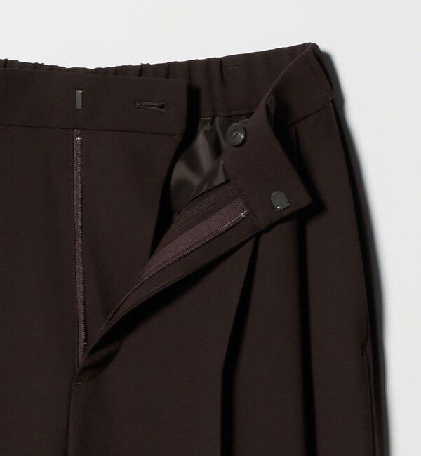UNITED ARROWS「P 2タック ワイドパンツ ‐吸水速乾 帯電防止 接触冷感 ウォッシャブル‐」|スラックス|