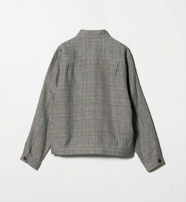 UNITED ARROWS「＜SOVEREIGN＞リネン シャツ ブルゾン」|ブルゾン・スタジャン|