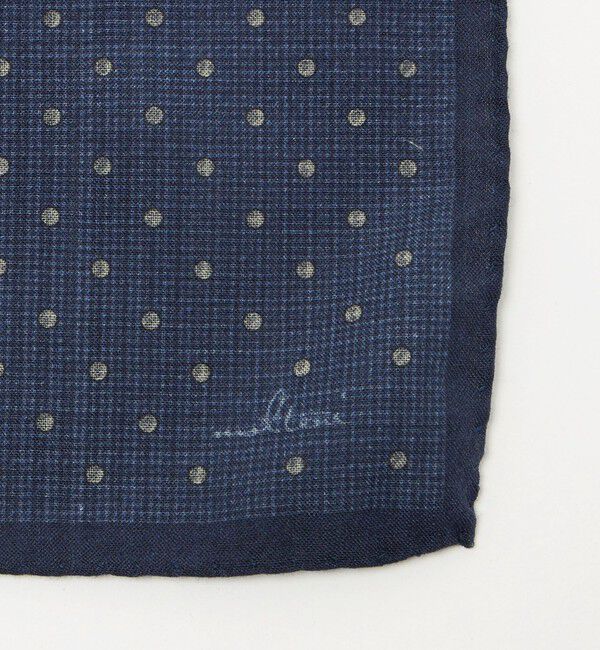 UNITED ARROWS「＜molteni＞ドット ポケット チーフ」|ハンカチ|