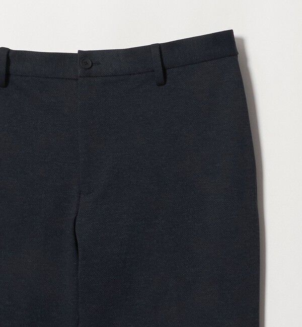 UNITED ARROWS「シャークスキン ノープリーツ テーパードスラックス UA COZY ウォッシャブル 2WAYストレッチ」|スラックス|