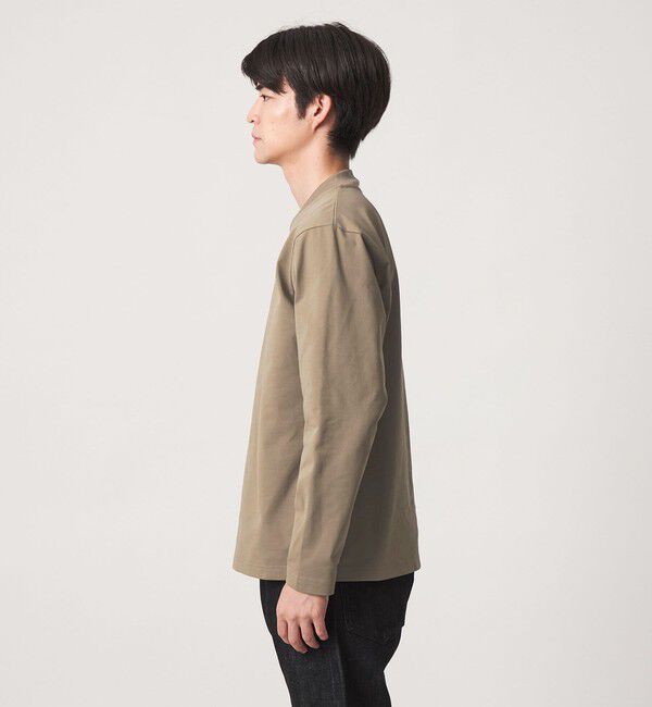 UNITED ARROWS green label relaxing「【WEB限定】JUST fit クリーン カノコ ジャケイン 長袖 Tシャツ -抗菌-」|Tシャツ・カットソー|