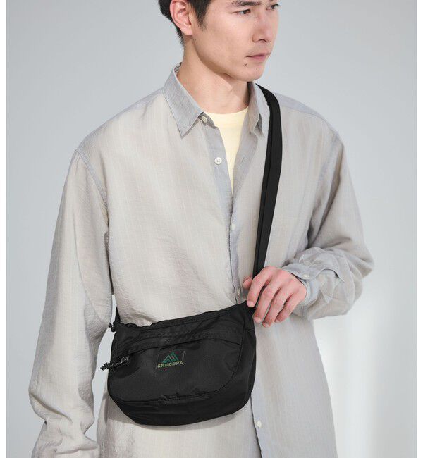 UNITED ARROWS green label relaxing「【別注】＜GREGORY＞ティーニー サッチェル ショルダーバッグ」|ショルダー・メッセンジャー|BLACK