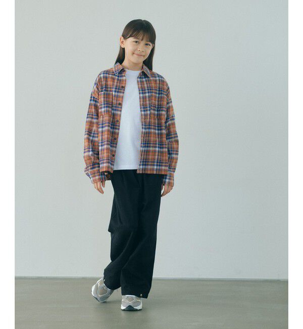 UNITED ARROWS green label relaxing「2WAY ツイル スナップ パンツ / キッズ 100cm-160cm」|チノ|