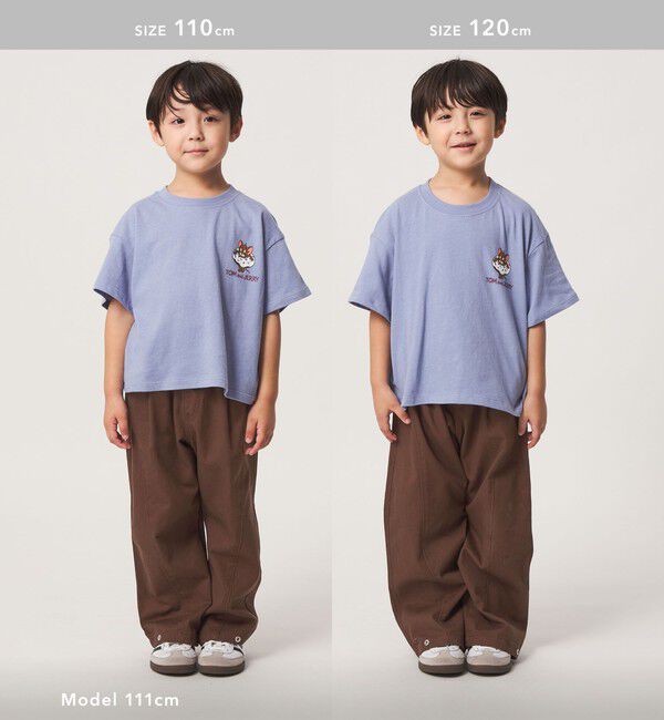 UNITED ARROWS green label relaxing「2WAY ツイル スナップ パンツ / キッズ 100cm-160cm」|チノ|
