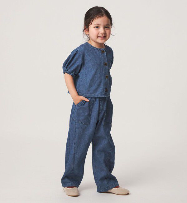 UNITED ARROWS green label relaxing「デニム ロングパンツ / キッズ 100cm-160cm」|チノ|