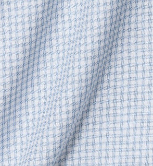 UNITED ARROWS green label relaxing「コットン チェック ワイドカラー ドレスシャツ -イージーアイロン-」|シャツ・ブラウス|