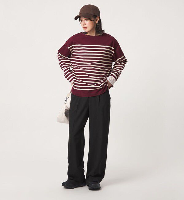 UNITED ARROWS green label relaxing「【WEB限定】＜at ease＞オルマイ ワイド パンツ マシンウォッシャブル ストレッチ 帯電防止」|その他|