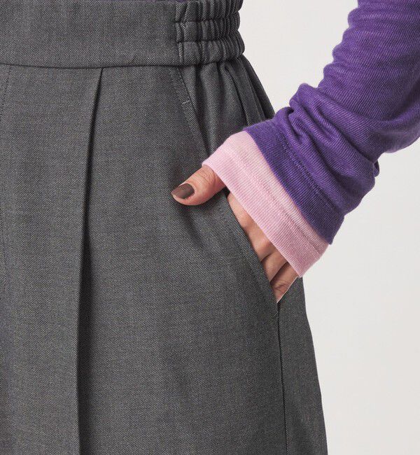 UNITED ARROWS green label relaxing「【WEB限定】＜at ease＞オルマイ ワイド パンツ マシンウォッシャブル ストレッチ 帯電防止」|その他|