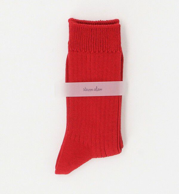 STEVEN ALAN「＜Steven Alan＞コットン リブ ソックス」|ソックス|