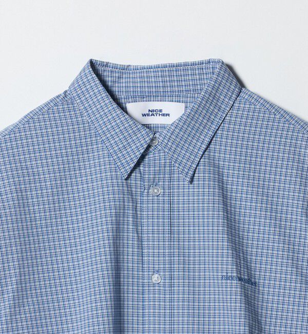 NICE WEATHER「＜NICE WEATHER＞パターン クロップド シャツ 2」|シャツ・ブラウス|