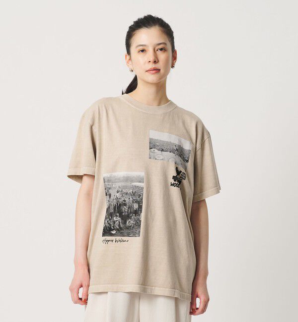BEAUTY&YOUTH UNITED ARROWS「【別注】＜GOOD ROCK SPEED＞WOOD STOCK プリント Tシャツ」|Tシャツ・カットソー|
