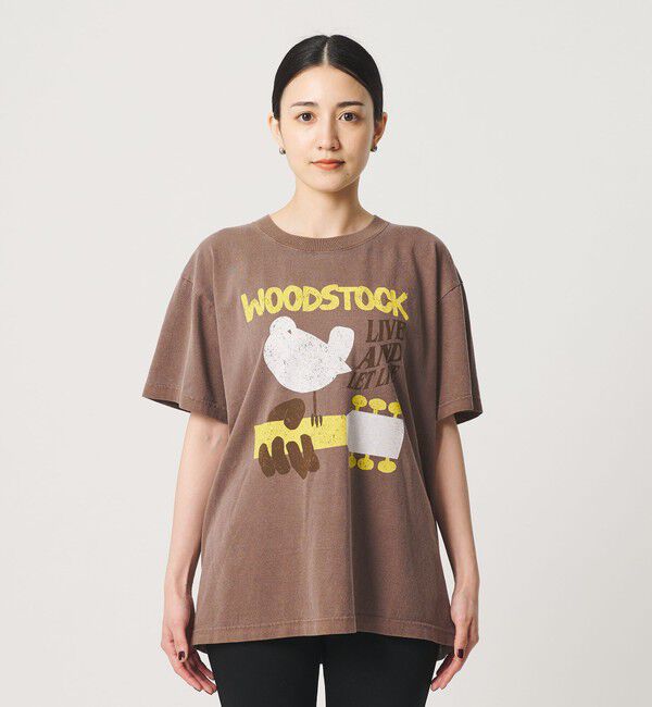 BEAUTY&YOUTH UNITED ARROWS「【別注】＜GOOD ROCK SPEED＞WOOD STOCK プリント Tシャツ」|Tシャツ・カットソー|