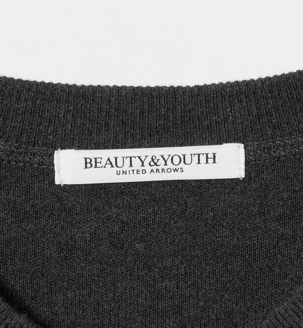 BEAUTY&YOUTH UNITED ARROWS「コットンウール スムース クルーネック プルオーバー ウォッシャブル」|ニット・セーター|