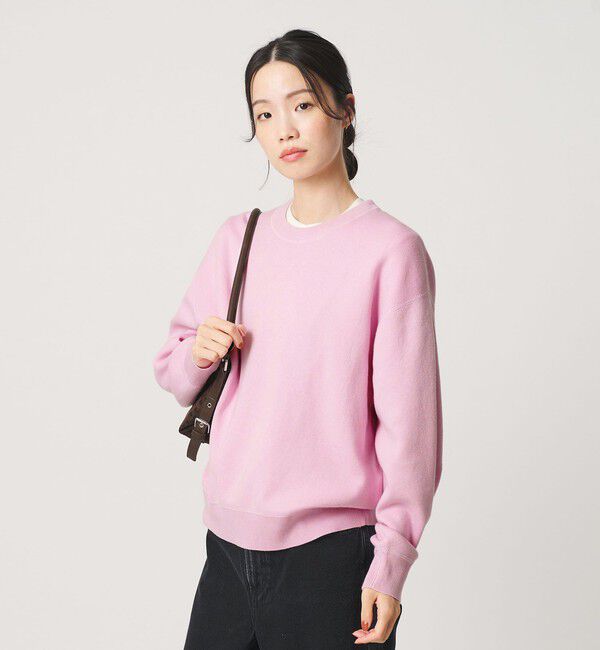 BEAUTY&YOUTH UNITED ARROWS「コットンウール スムース クルーネック プルオーバー ウォッシャブル」|ニット・セーター|