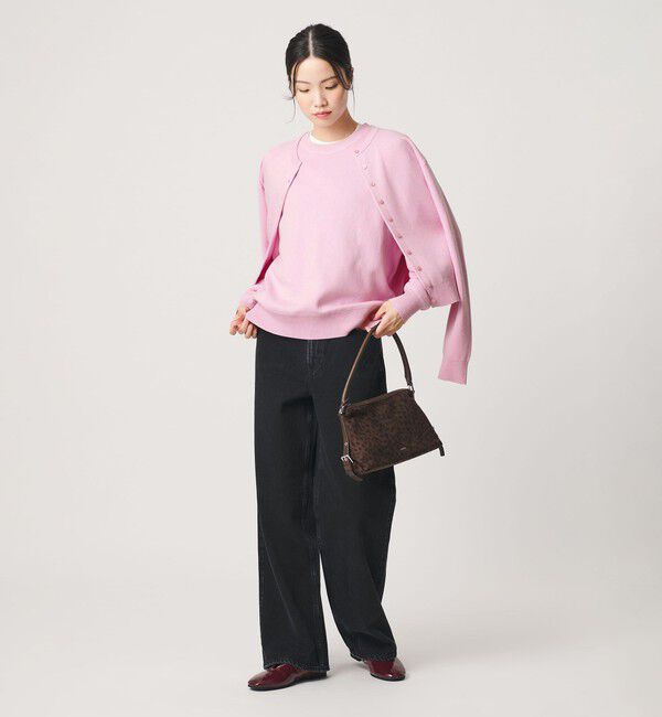 BEAUTY&YOUTH UNITED ARROWS「コットンウール スムース クルーネック プルオーバー ウォッシャブル」|ニット・セーター|