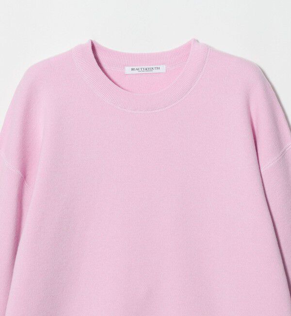 BEAUTY&YOUTH UNITED ARROWS「コットンウール スムース クルーネック プルオーバー ウォッシャブル」|ニット・セーター|