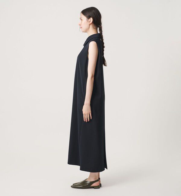 BEAUTY&YOUTH UNITED ARROWS「【WEB限定 Wardrobe DAILY MINIMAL】ダブルクロス スキッパーワンピース ウォッシャブル」|ワンピース|