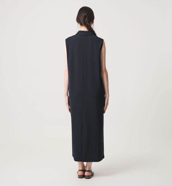 BEAUTY&YOUTH UNITED ARROWS「【WEB限定 Wardrobe DAILY MINIMAL】ダブルクロス スキッパーワンピース ウォッシャブル」|ワンピース|