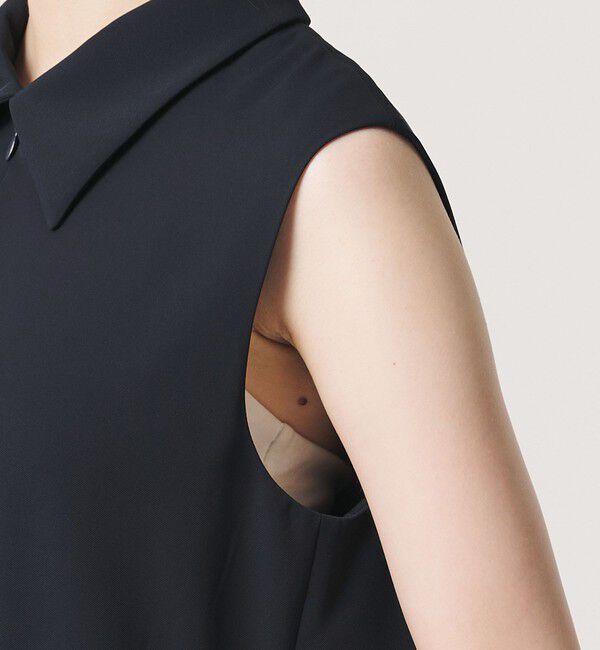 BEAUTY&YOUTH UNITED ARROWS「【WEB限定 Wardrobe DAILY MINIMAL】ダブルクロス スキッパーワンピース ウォッシャブル」|ワンピース|